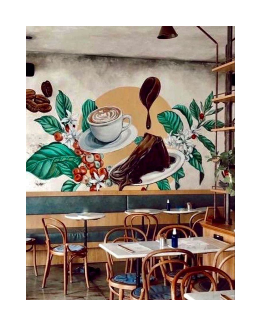 coffe simple mordern wall painting art by oikar studio