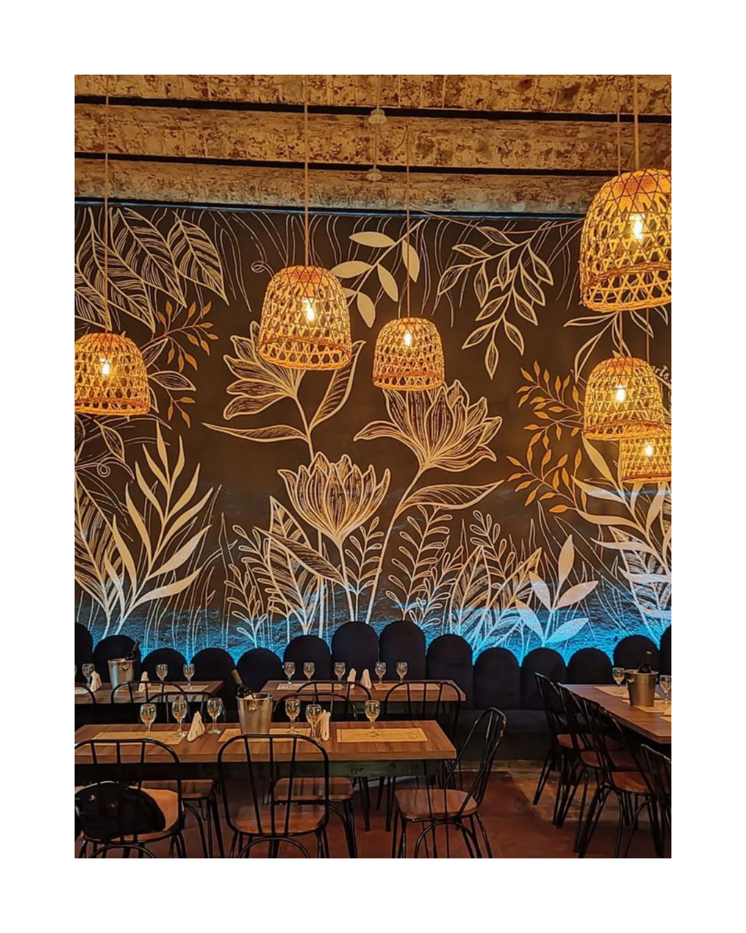 Cafe wall design