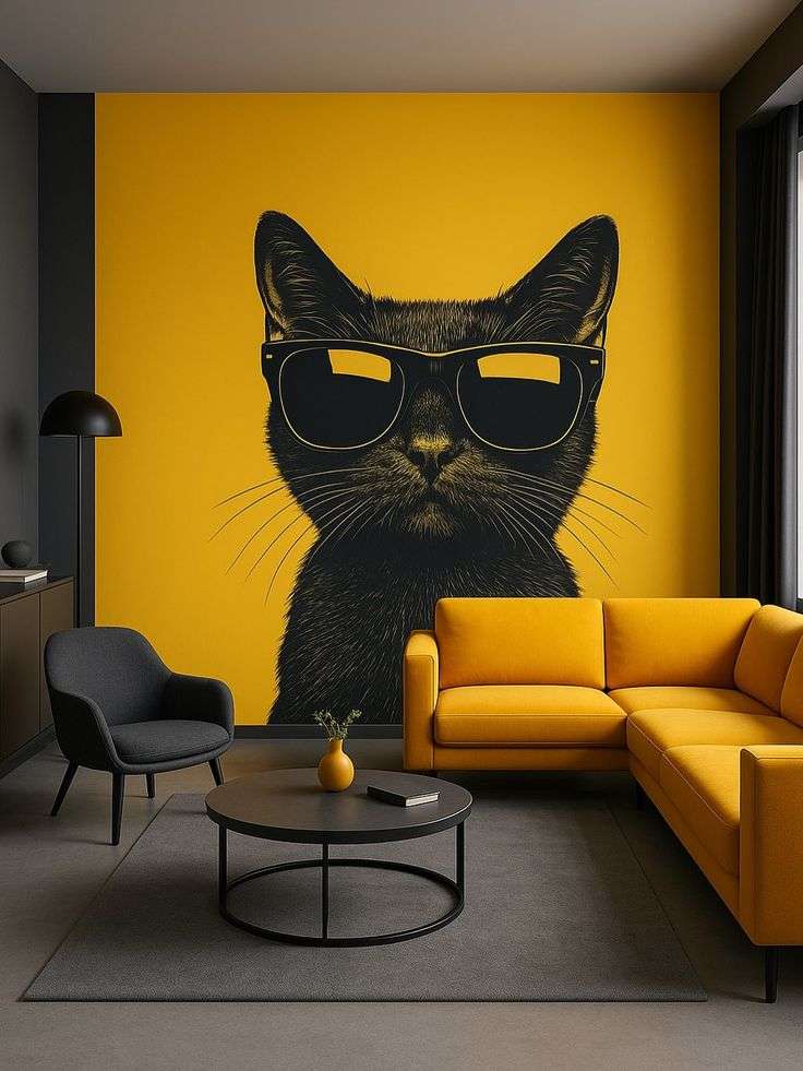 Studio wall mural idea