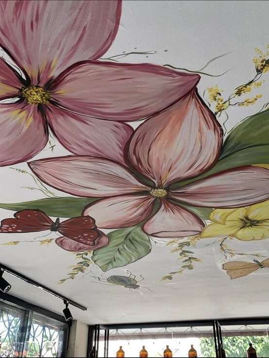 floral celing design