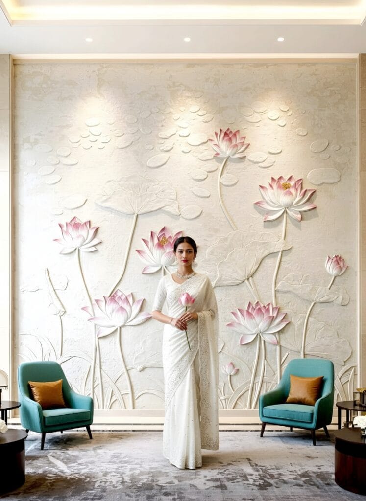 Step-by-step mural painting process by experienced mural artist Kolkata from Oikar Studio