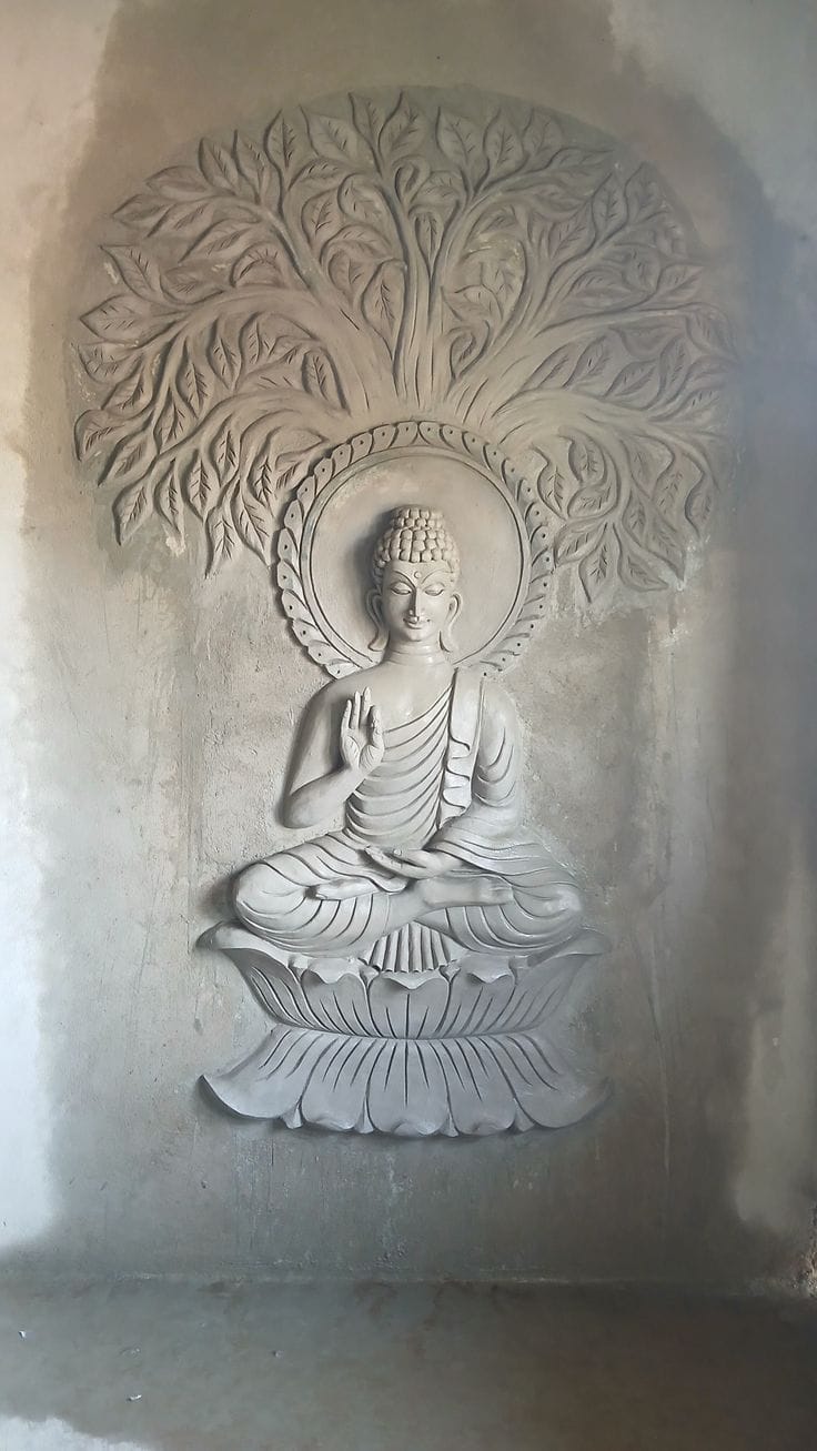Wall Relief Mural Design in India | Custom Textured Art – Oikar Studio