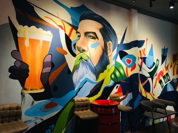 Restaurant Theme Wall Painting Service in Kolkata