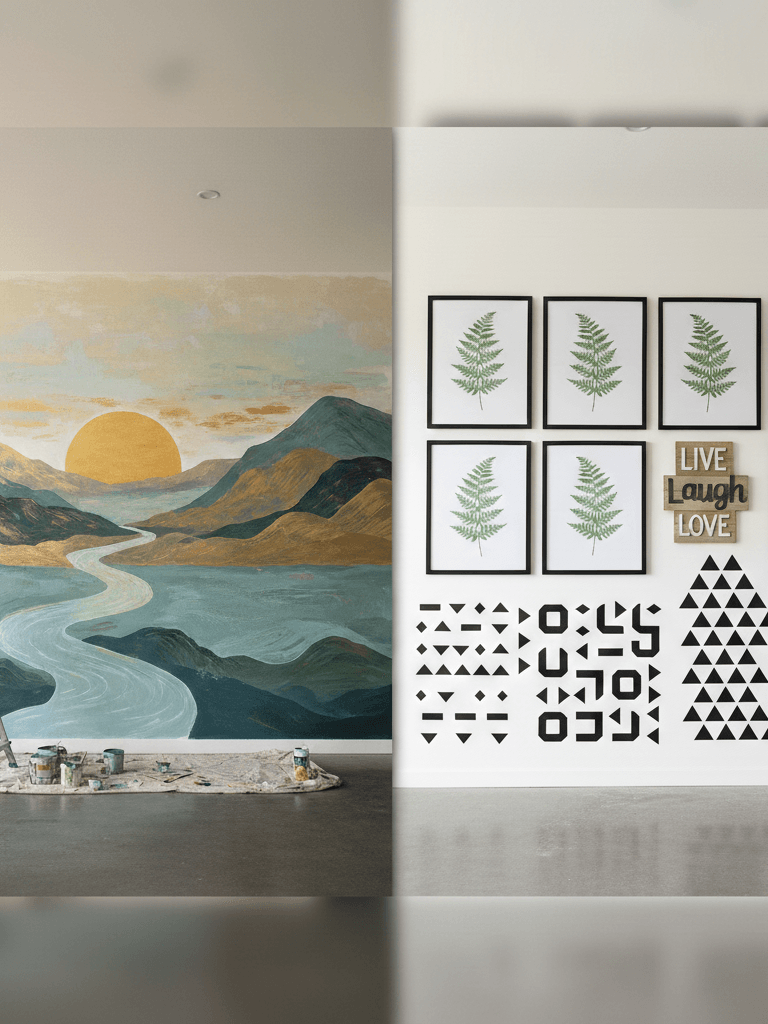 Custom Wall Art vs Ready-Made Decor