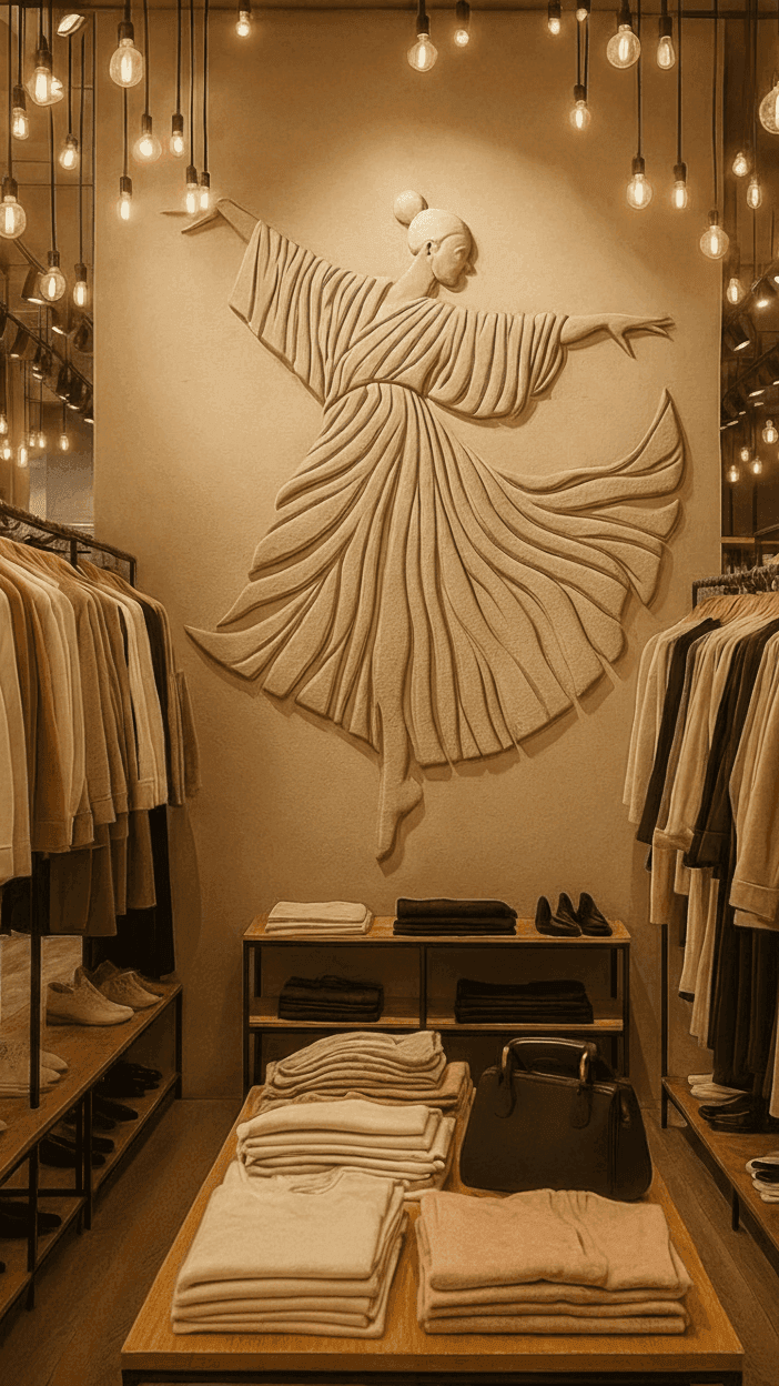 Artistic Wall Branding for Boutique Offices