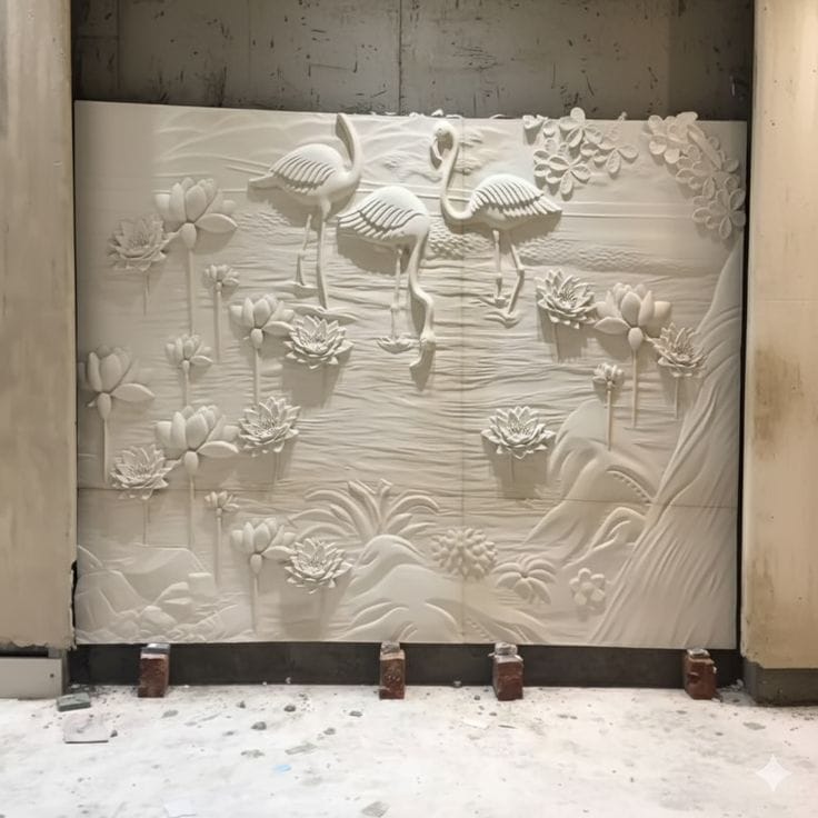 Custom Mural Commission for Luxury Villas