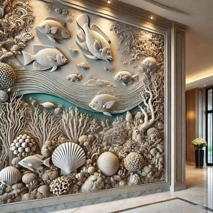 Custom Mural Commission for Luxury Villas