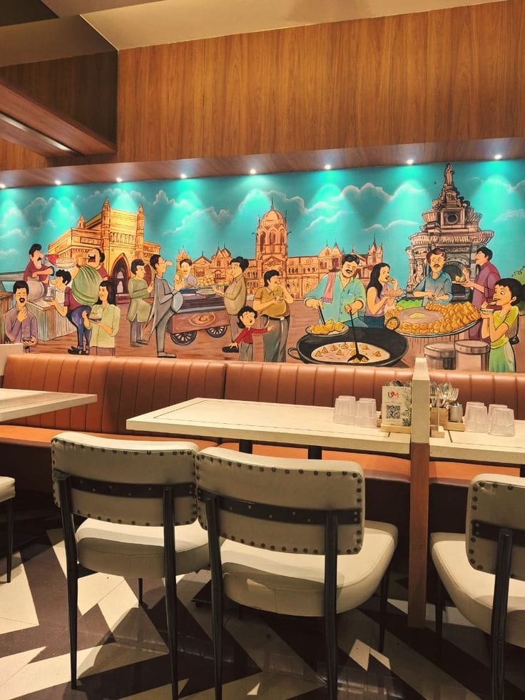 Restaurant Theme Wall Painting Service in Kolkata