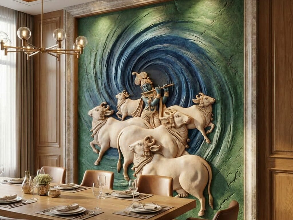 Custom Mural Commission for Luxury Villas