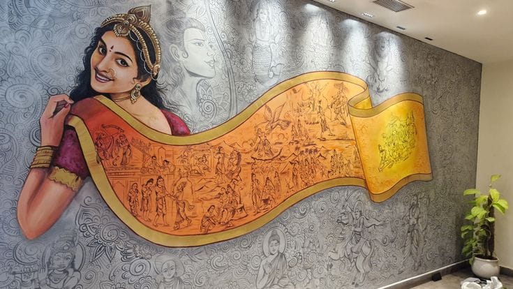 best mural painter in Kolkata