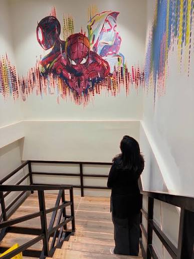 Mural Paint Near Park Street at souled store Kolkata