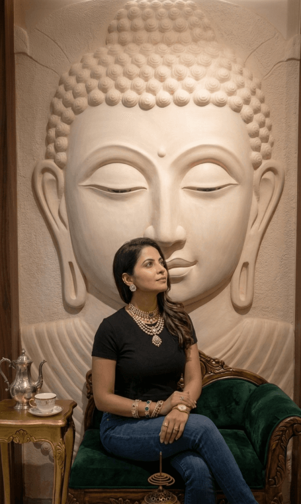 Buddha Wall Relief Mural by Oikar Studio at Urbana Ruby Park