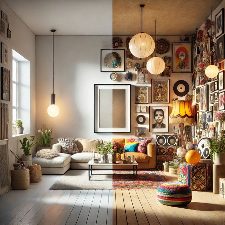 3-5-7 Rule Concept for Interior