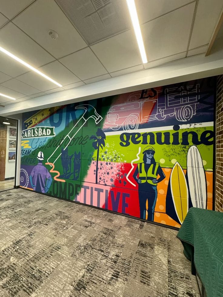 Commercial Wall Painting