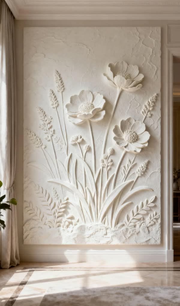 Relief or 3D Relief Mural