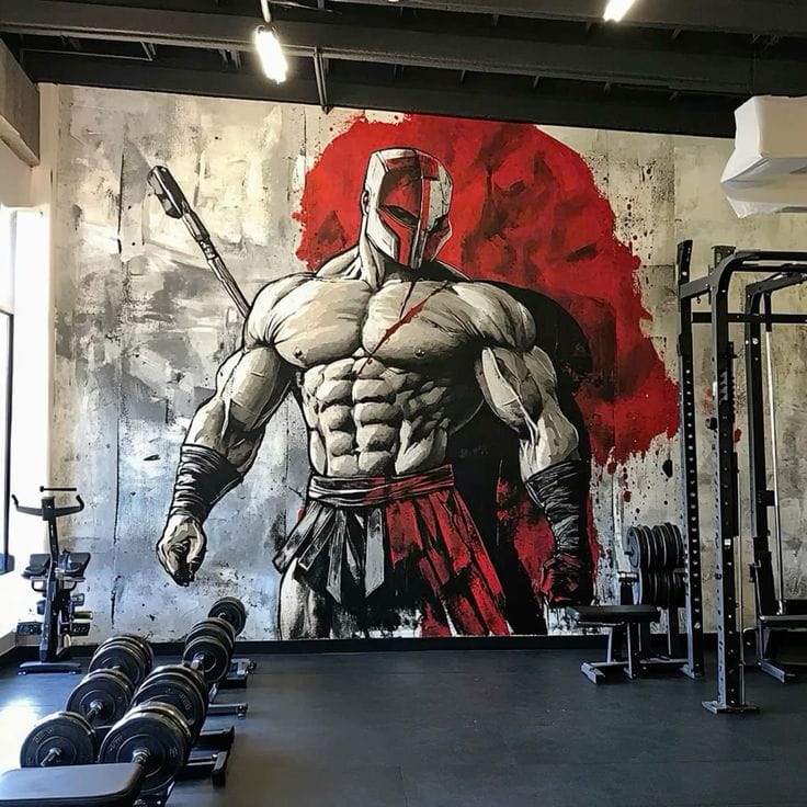 Gym Wall Mural