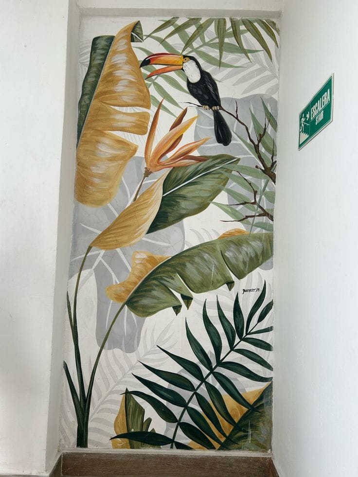 villa wall mural ideas