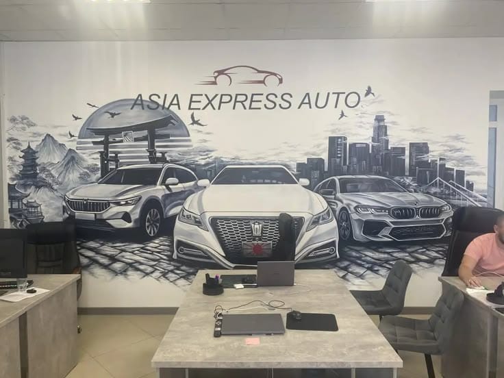 Showroom Wall Painting