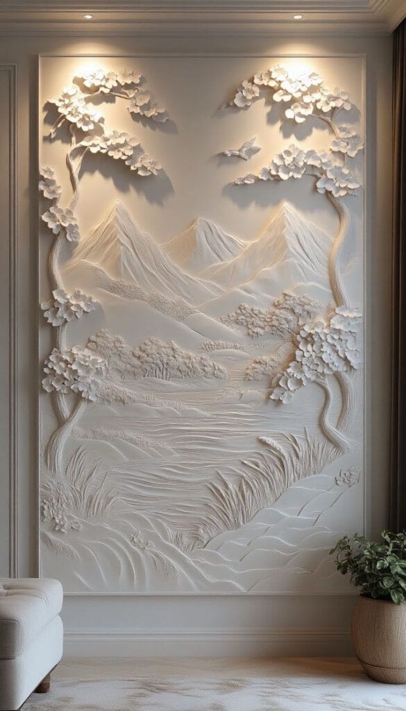 How Do You Seal and Protect Delicate Relief Artwork on Walls