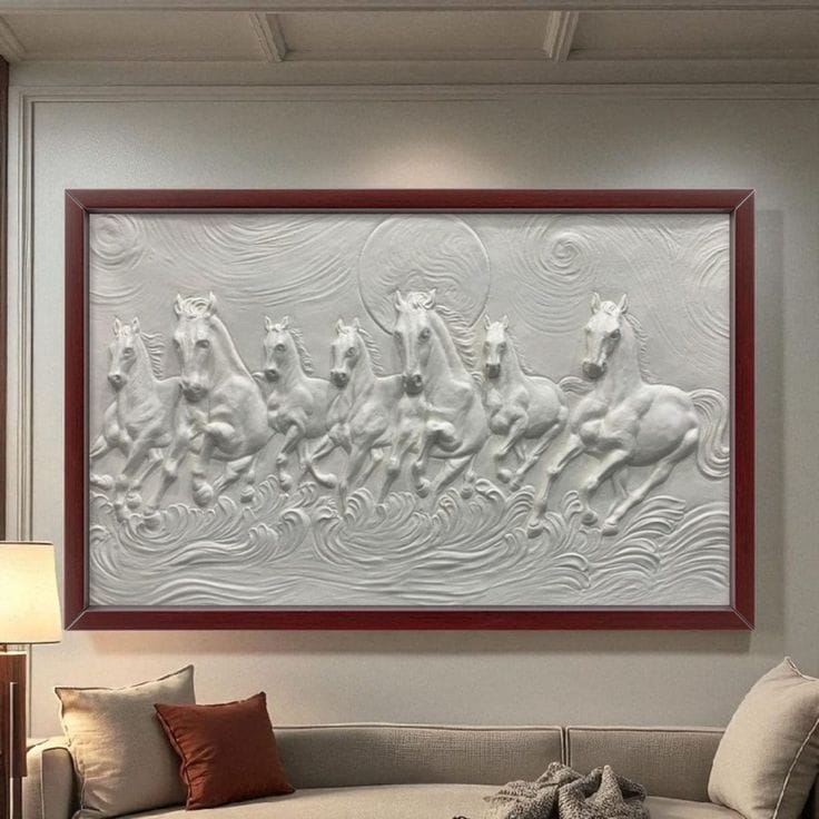 7 horses painting