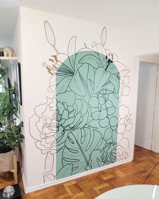 luxury retail store wall art
